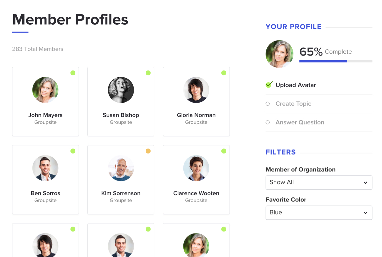 member profiles